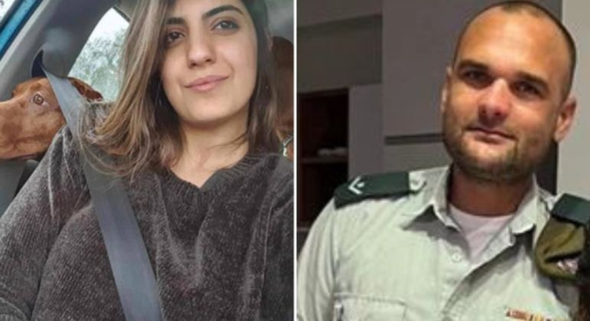 Eden (esq.) e Ziv estavam entre as mais de 200 pessoas levadas por terroristas - Foto: Montagem | Arquivo Pessoal