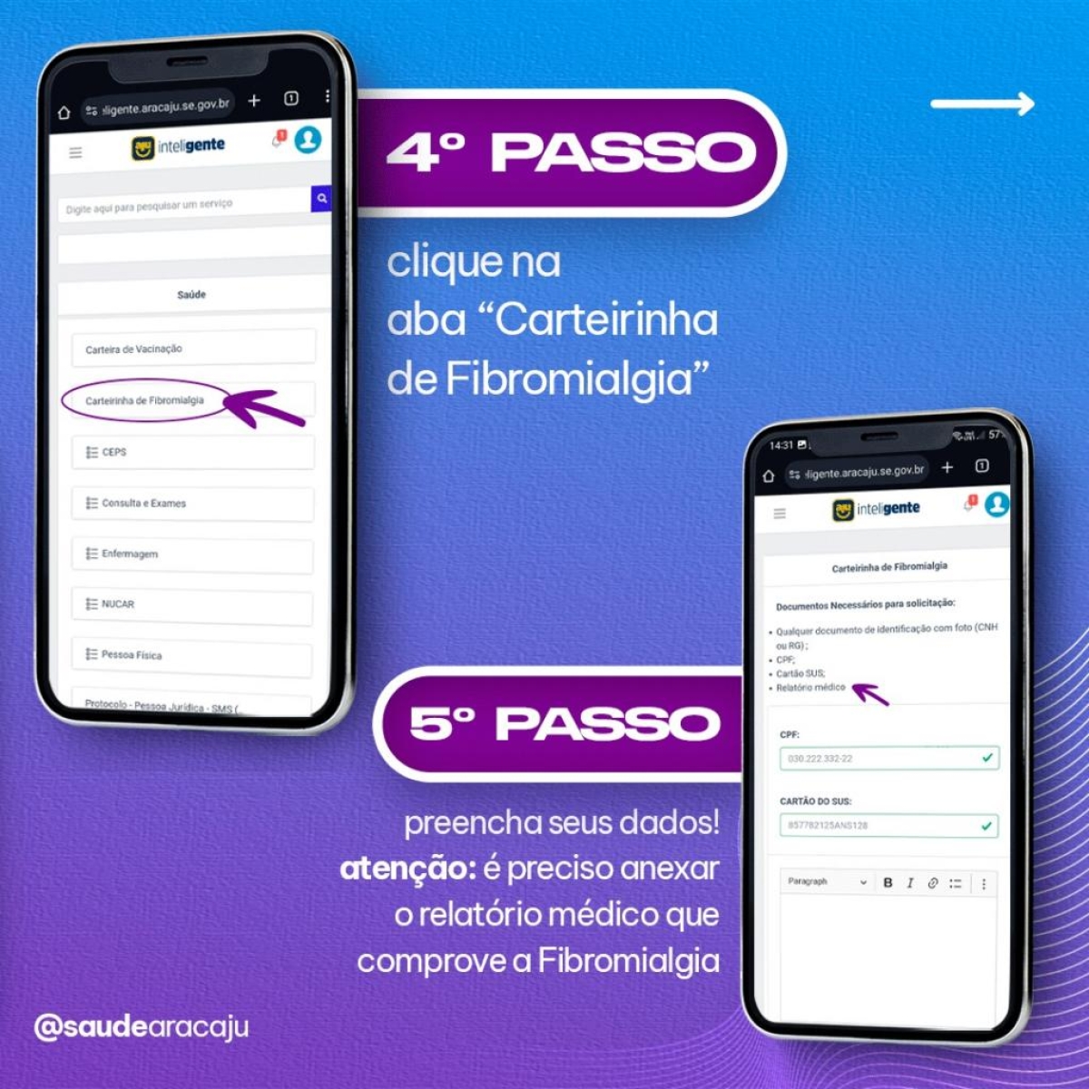 Arte: Ascom | SMS | Prefeitura de Aracaju
