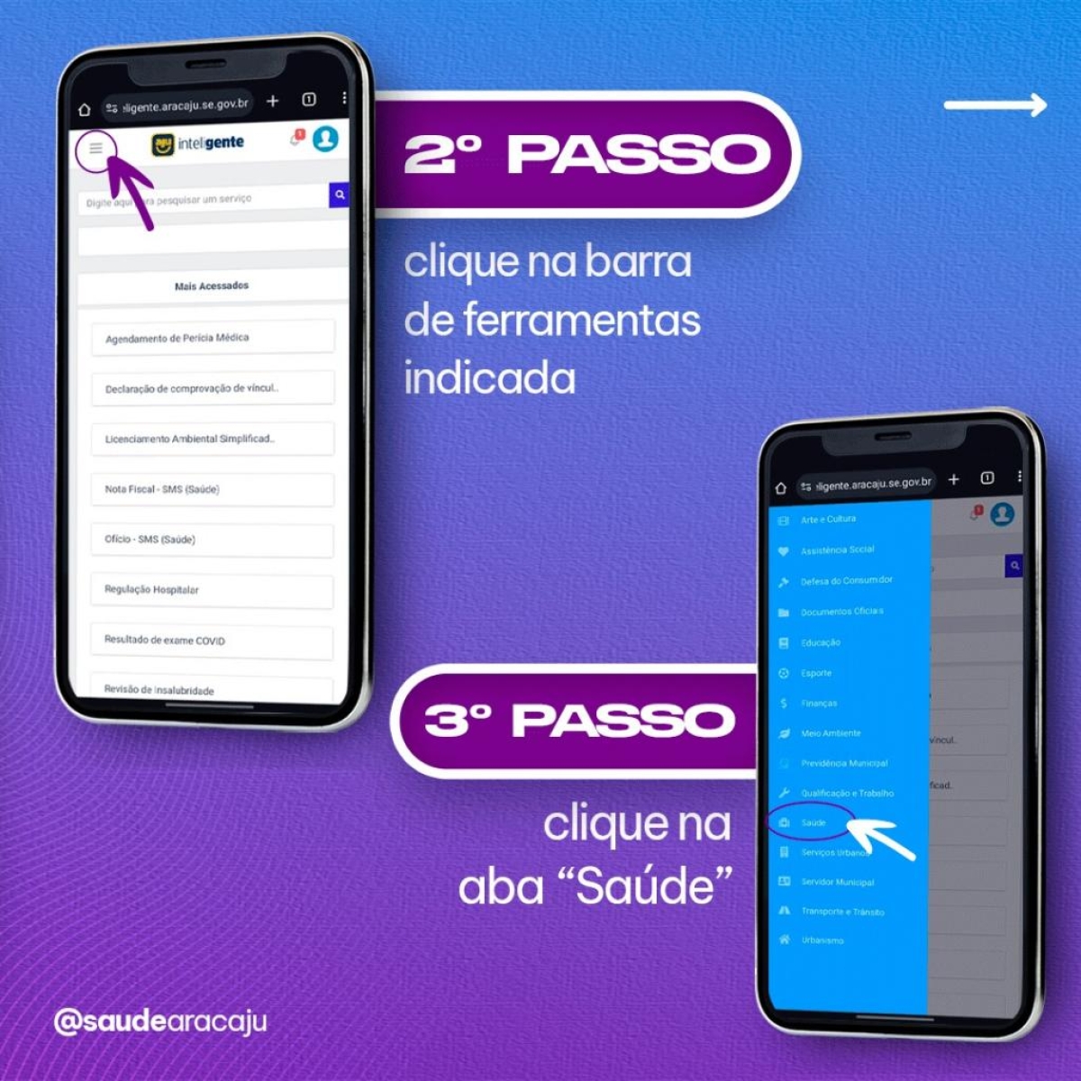 Arte: Ascom | SMS | Prefeitura de Aracaju
