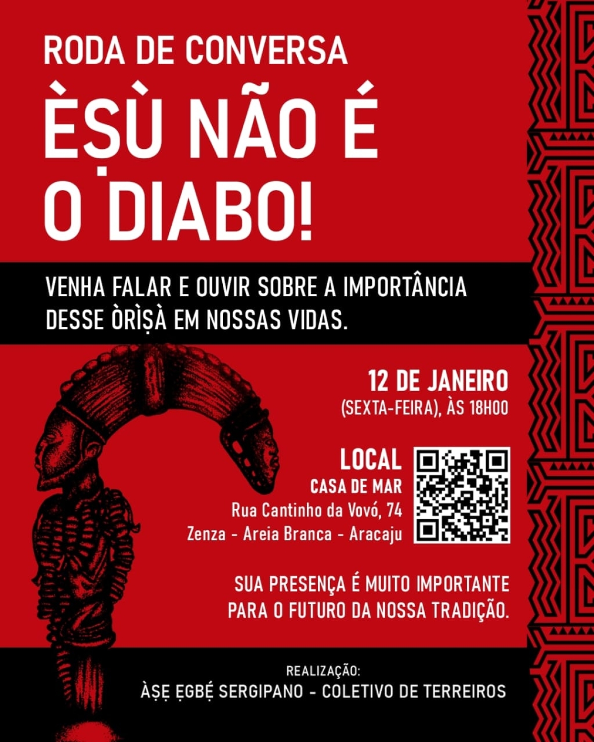 Roda de Conversa ?S? N?O ? O DIABO - Imagem: Divulgação