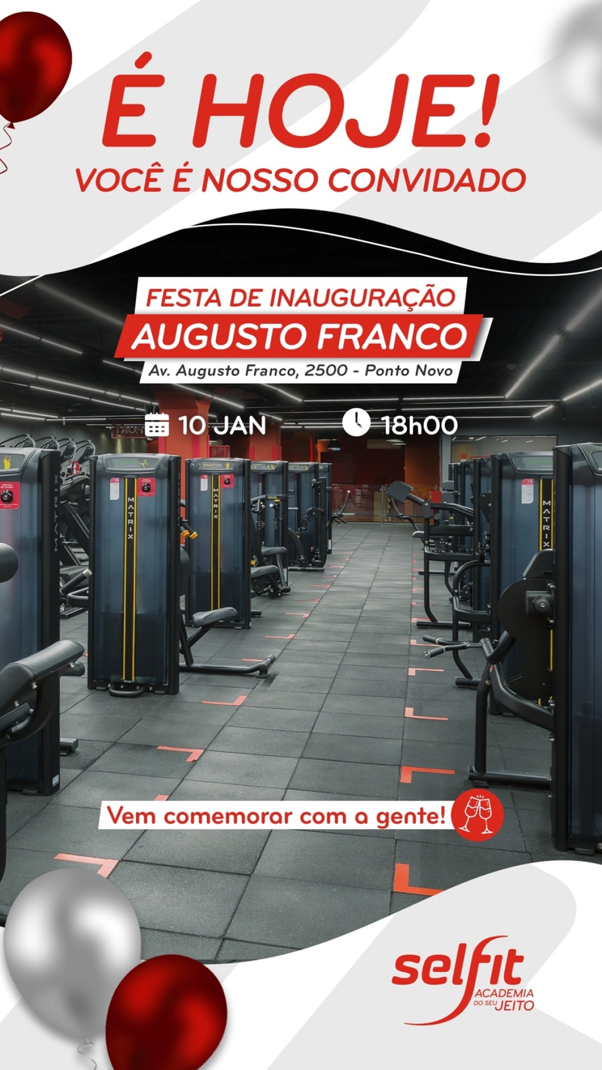 Selfit Academias expande no mercado nordestino e abre nova unidade em Aracaju - Foto: Divulgação