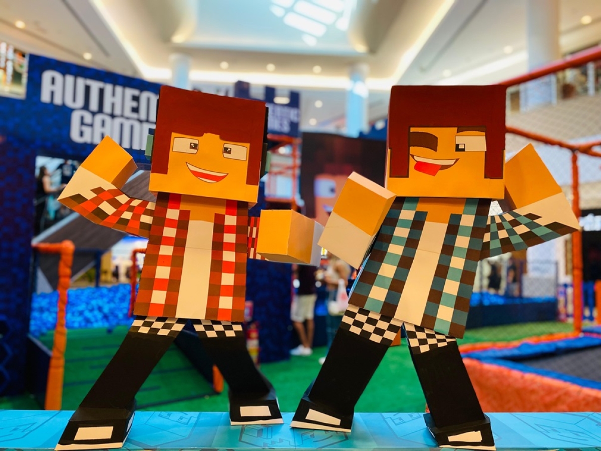 Expo Minecraft no RioMar Aracaju - Foto: Arquivo Pessoal