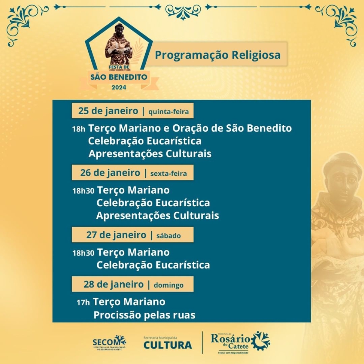 Festa de São Benedito - Imagem: Divulgação