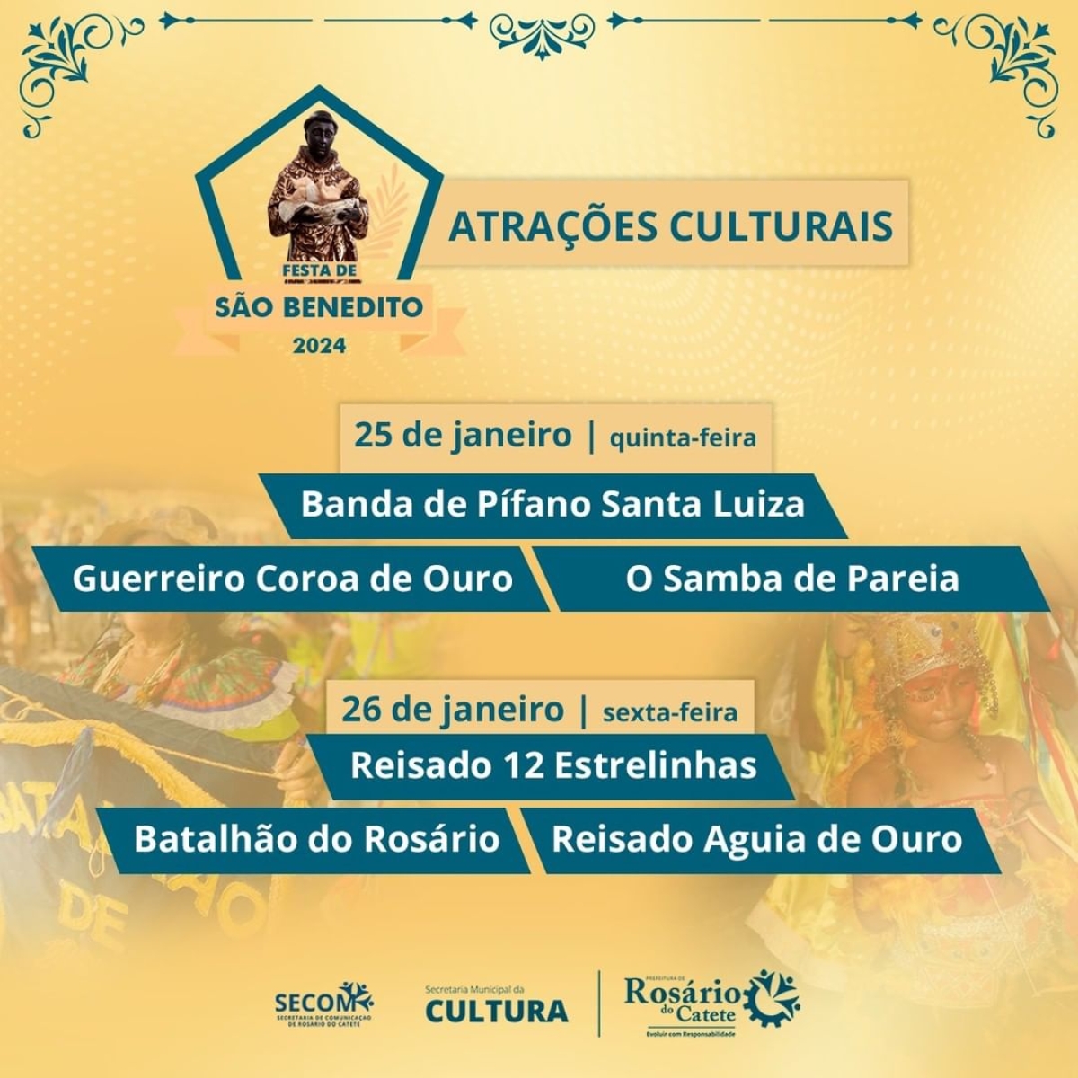 Festa de São Benedito - Imagem: Divulgação
