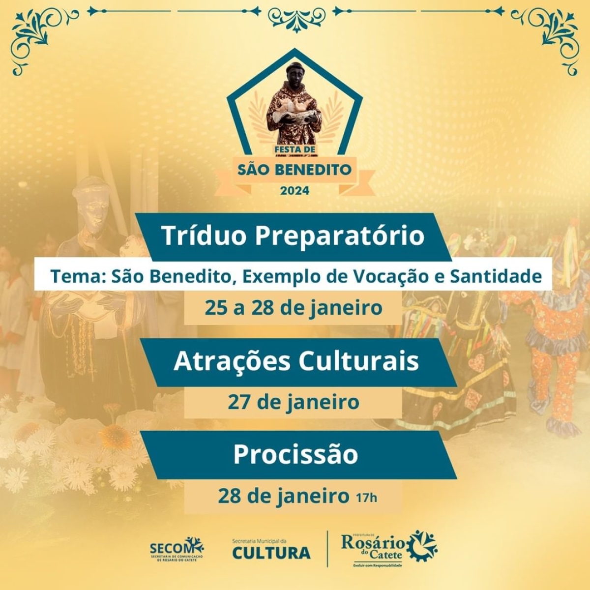 Festa de São Benedito - Imagem: Divulgação