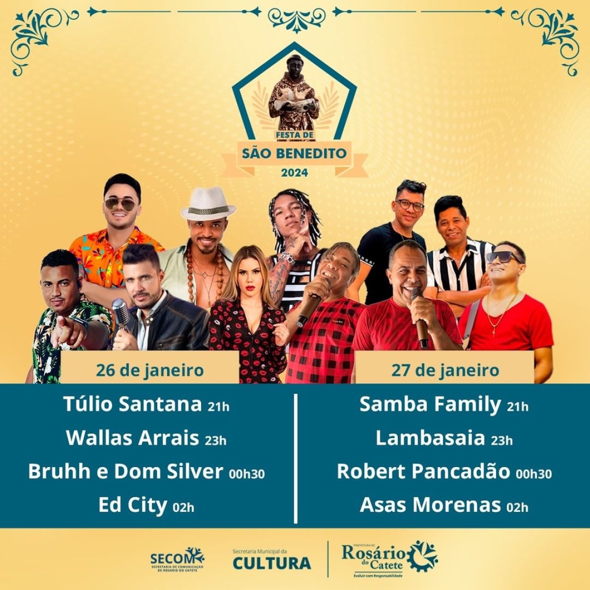 Festa de São Benedito - Imagem: Divulgação