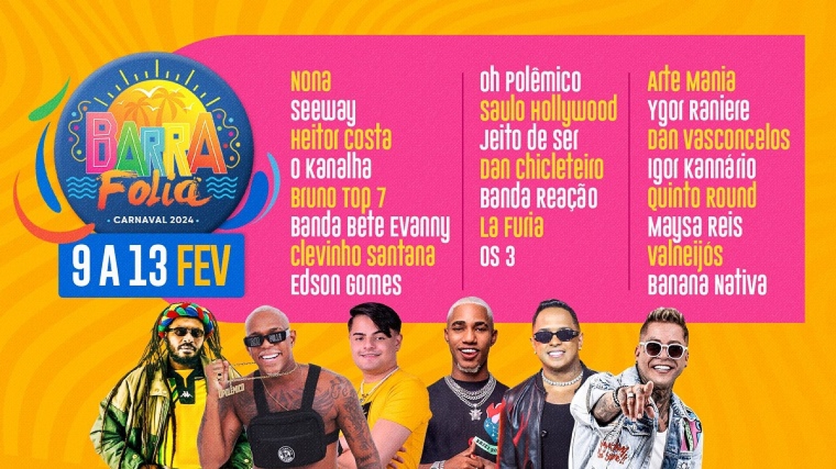 Barra Folia 2024 - Imagem: Divulgação