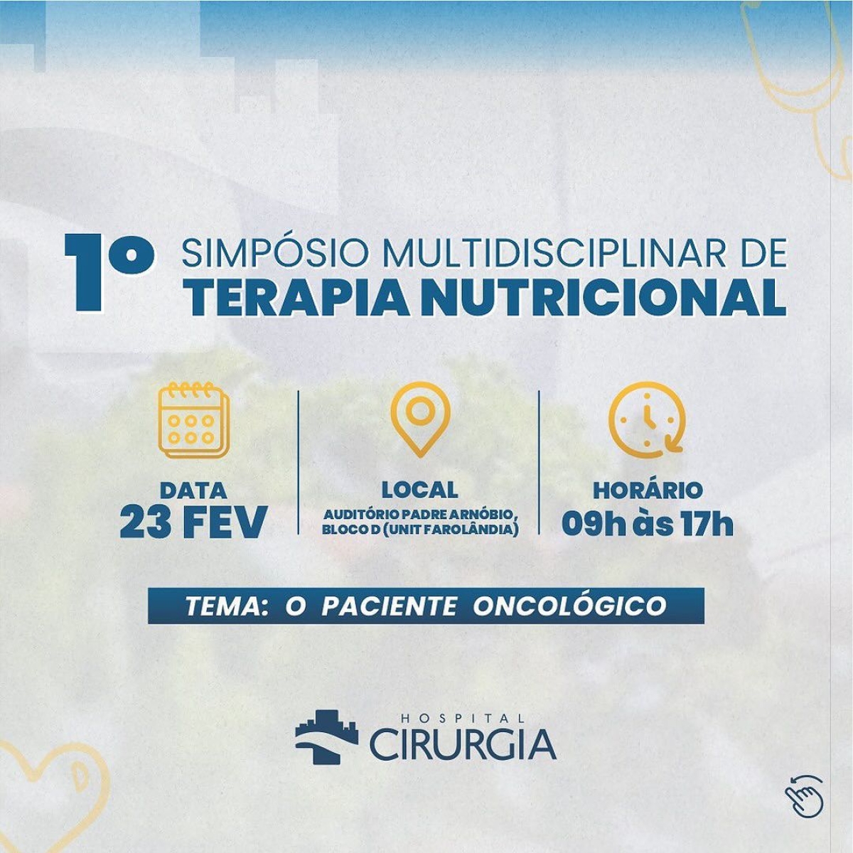 1º Simpósio Multidisciplinar de Terapia Nutricional - Imagem: Divulgação