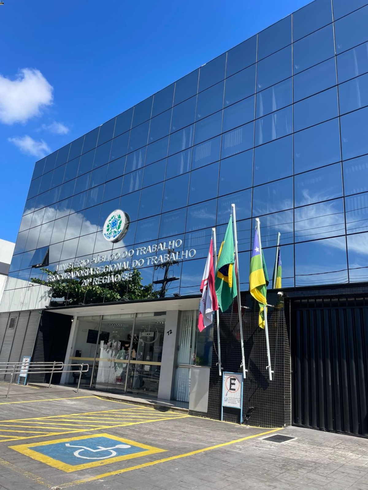Fachada do Ministério Público do Trabalho em Sergipe - Foto: MPT Sergipe