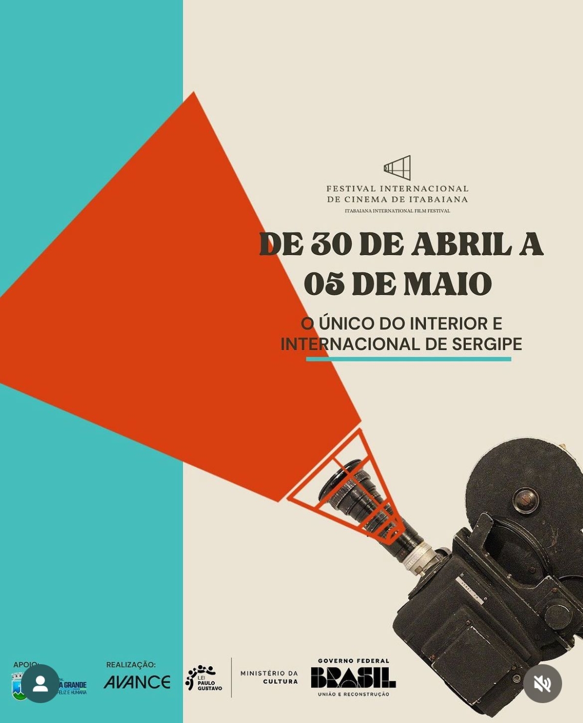 Festival Internacional de Cinema de Itabaiana - Imagem: Divulgação