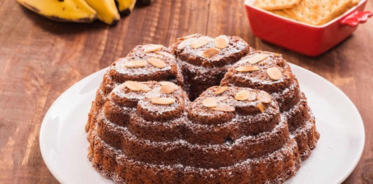 Bolo de Banana e Cracker Vitarella - Foto: Marca Vitarella | Divulgação