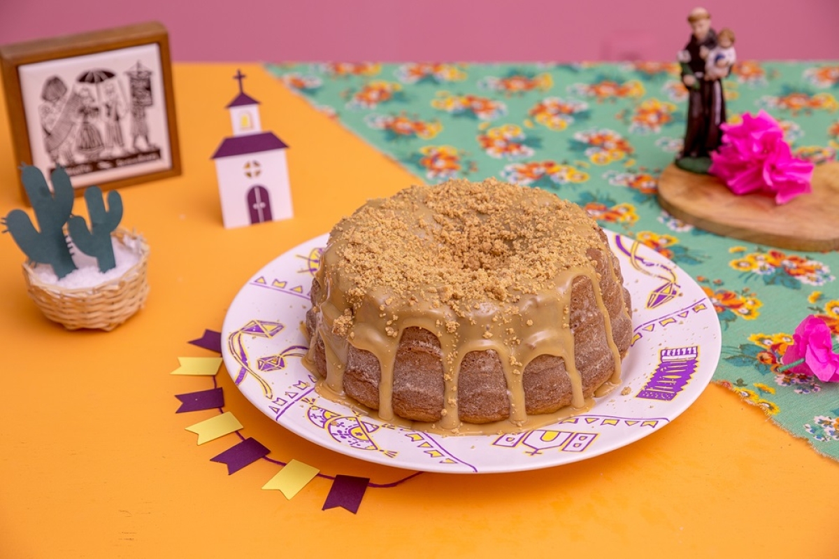 Bolo de Paçoca Finna - Foto: Marca Finna | Divulgação