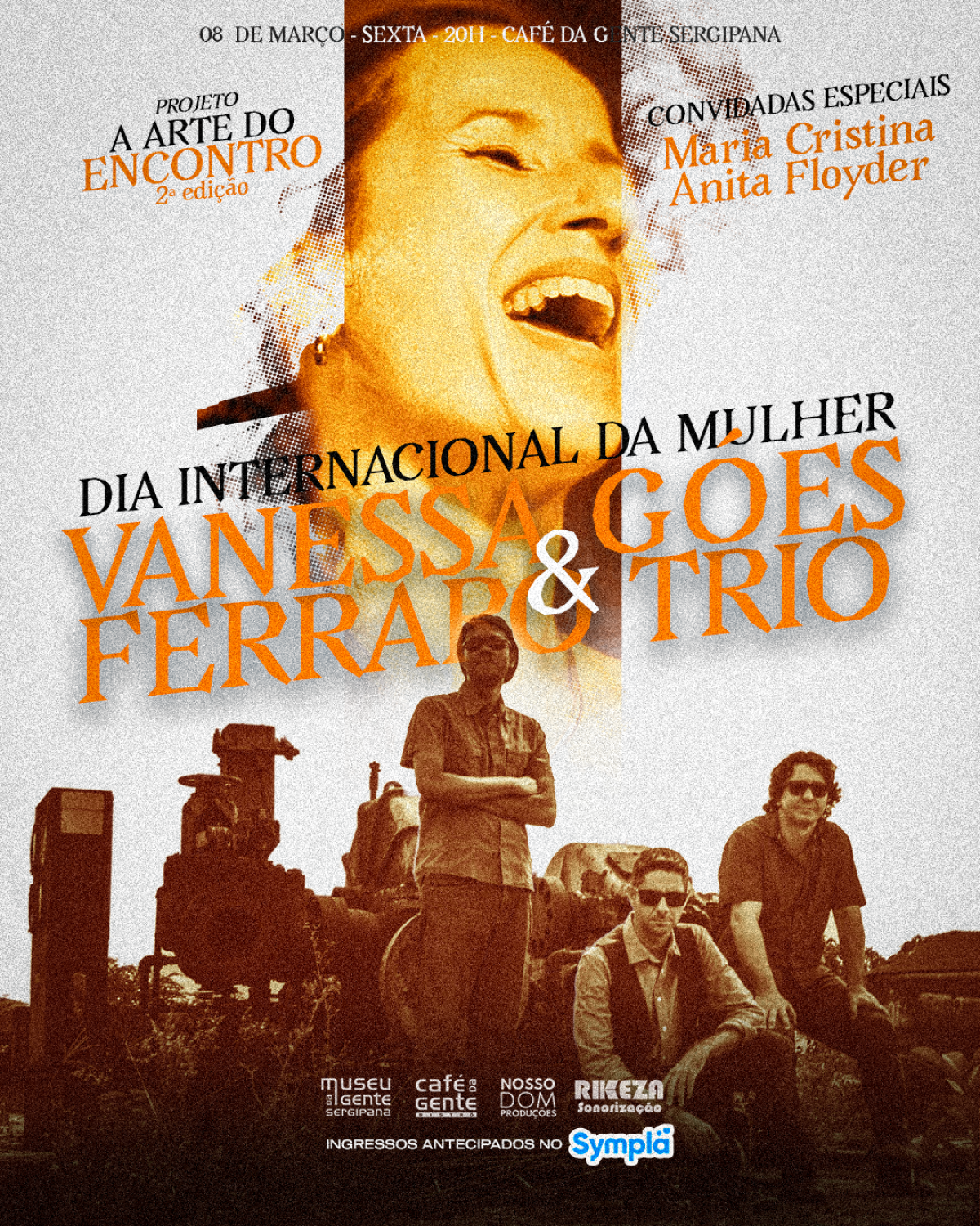"A Arte do Encontro": Vanessa Góes & Ferraro Trio  - Imagem: Divulgação