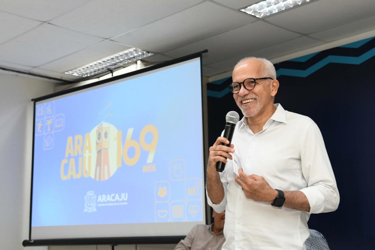 Prefeito Edvaldo Nogueira anuncia programação comemorativa aos 169 anos de Aracaju - Foto: Ana Lícia Menezes | Prefeitura de Aracaju