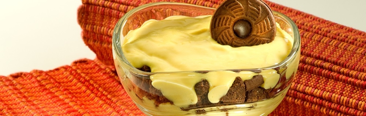 Taça Mousse de Manga com Biscoito Adria - Foto: Divulgação | Marca Adria