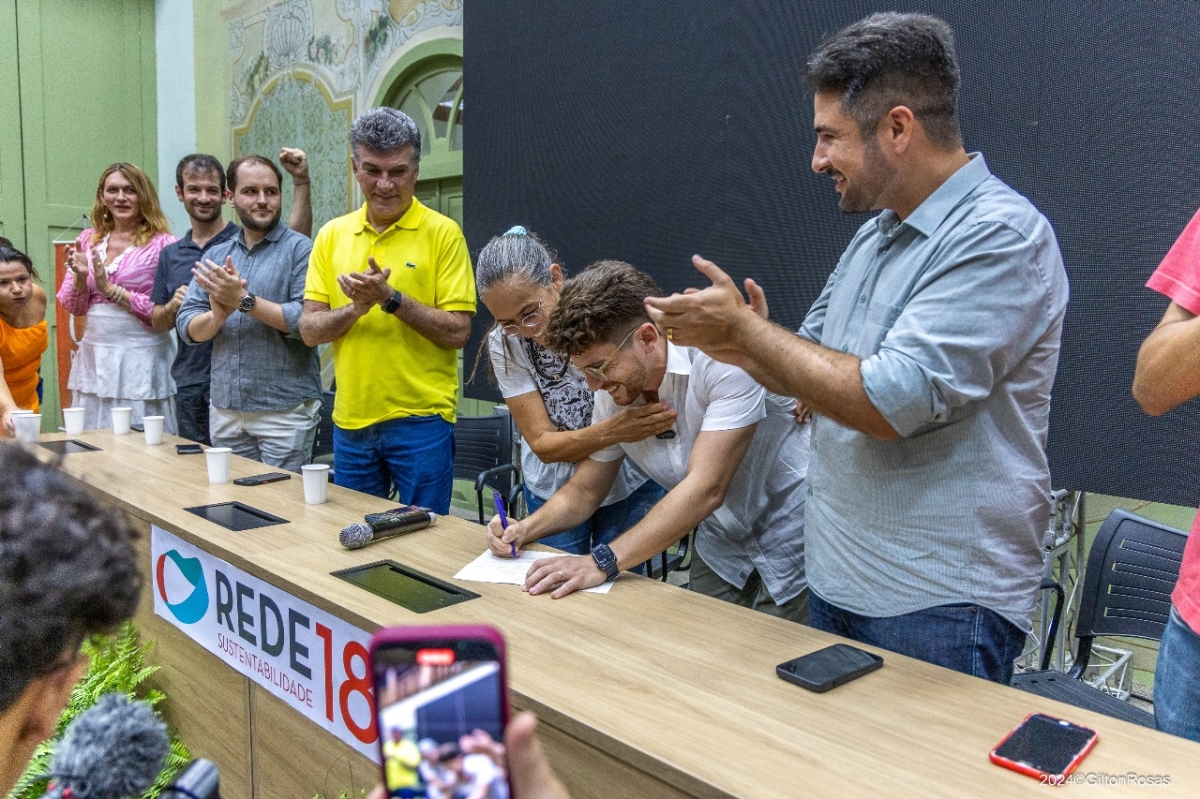 Breno Garibalde oficializa filiação à Rede Sustentabilidade - Foto: Gilton Rosas 