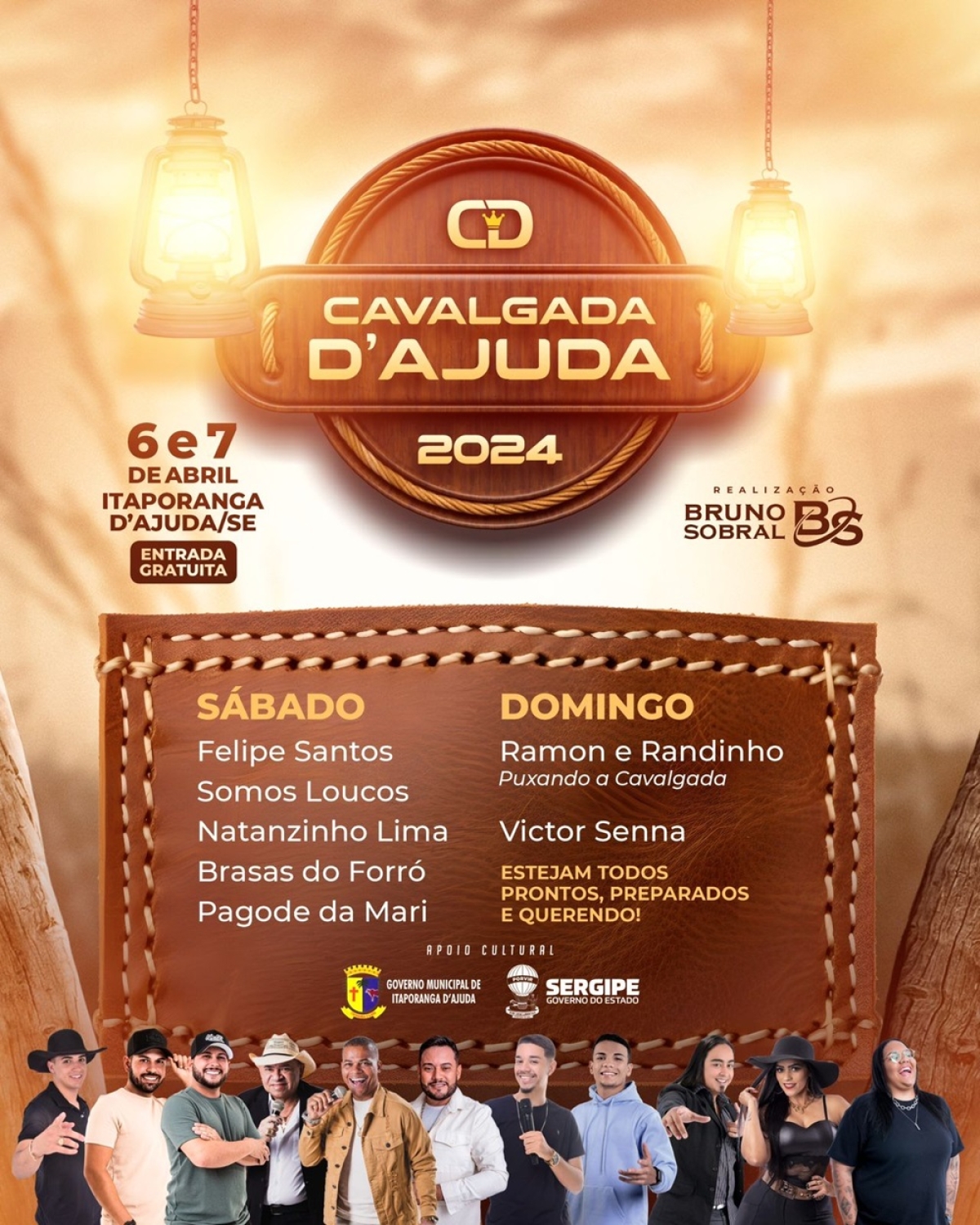 Cavalgada D´Ajuda acontece dias 6 e 7 de abril - Foto: Assessoria