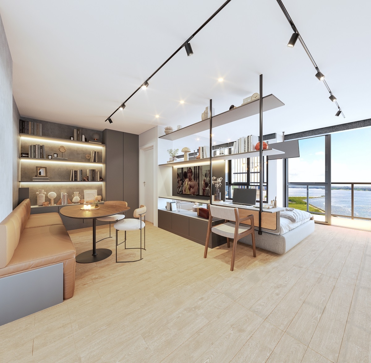 Tendência em grandes cidades, apartamentos tipo �??studio�?� chegam a Aracaju como alternativa de moradia moderna e funcional - Foto: Urbane Incorporadora
