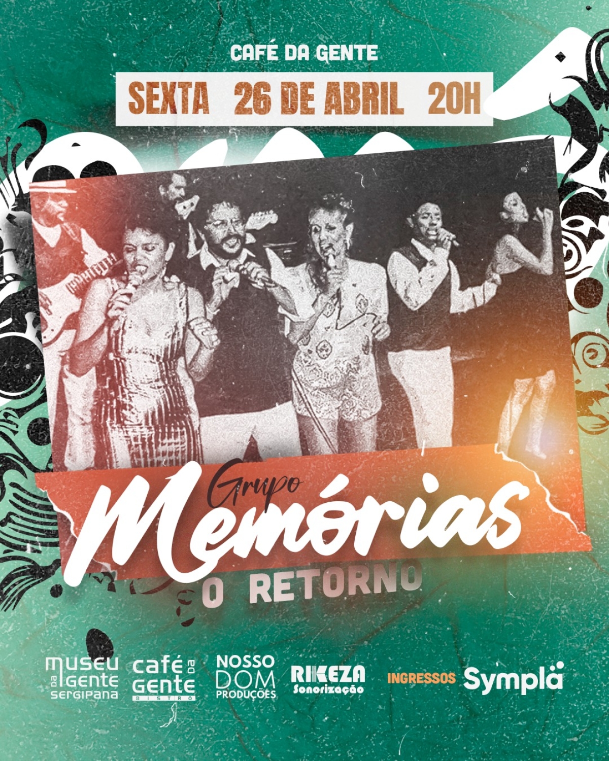 Show "O Retorno" do Grupo Memórias promete reviver a época de ouro da música mundial - Foto: Divulgação/Assessoria Nosso Dom Produções