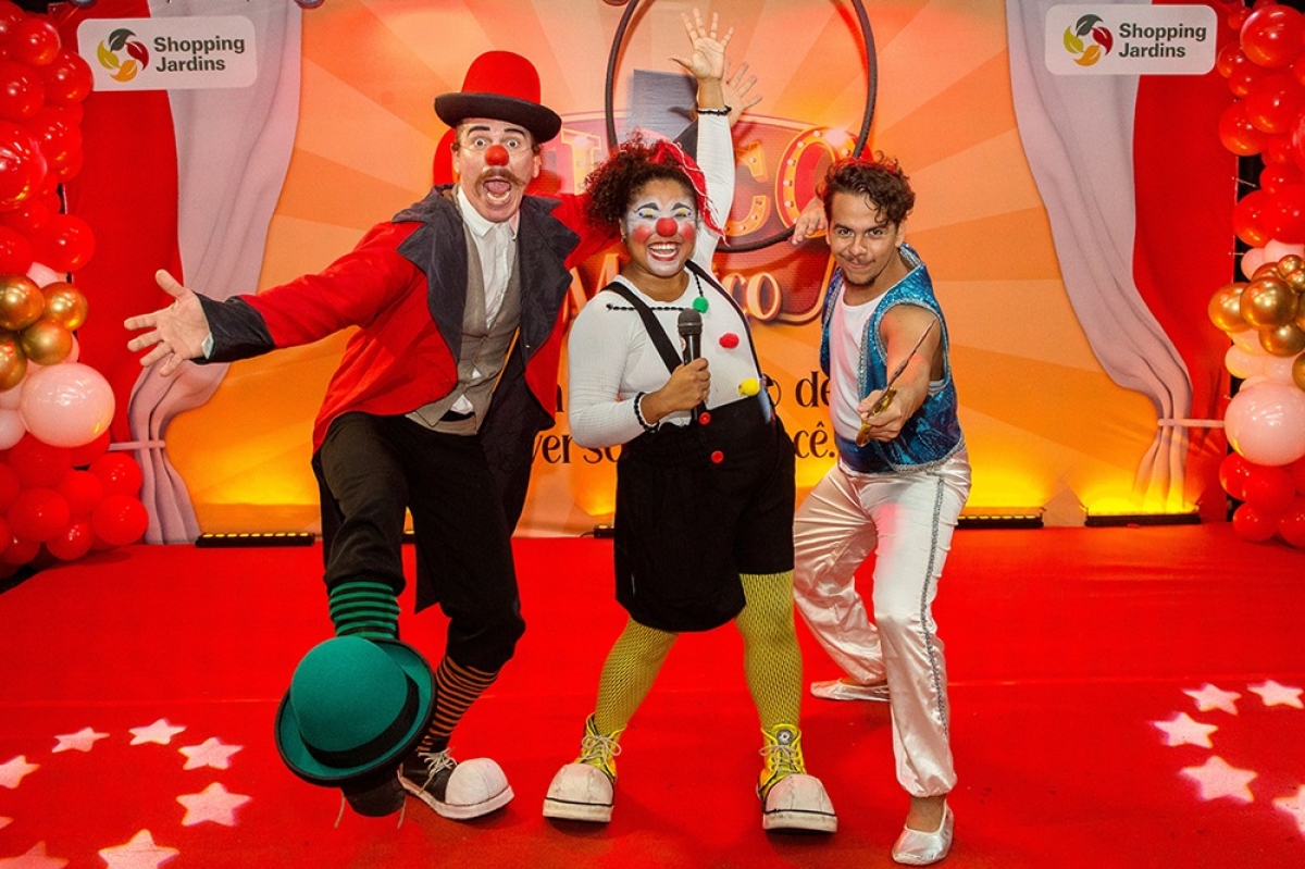 Shopping Jardins promove oficinas circenses gratuitas neste fim de semana - Foto: Arquivo Shopping Jardins | Bruno Nasca
