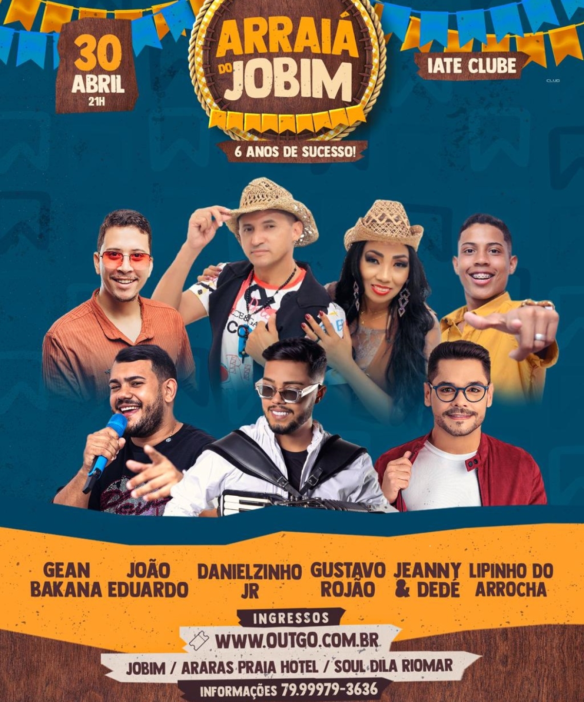 "Arraiá do Jobim" dá início aos festejos juninos nesta terça, 30 - Foto: Divulgação