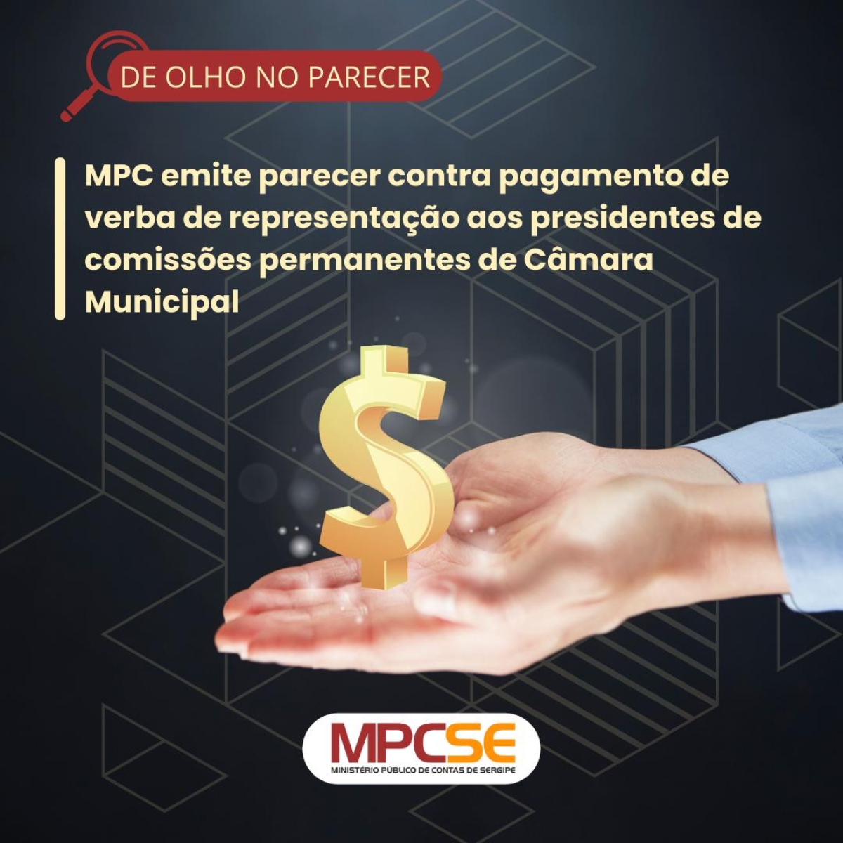 MPC emite parecer contra pagamento de verba de representação aos presidentes de comissões permanentes de Câmara Municipal - Foto: Divulgação/Marcela Damázio