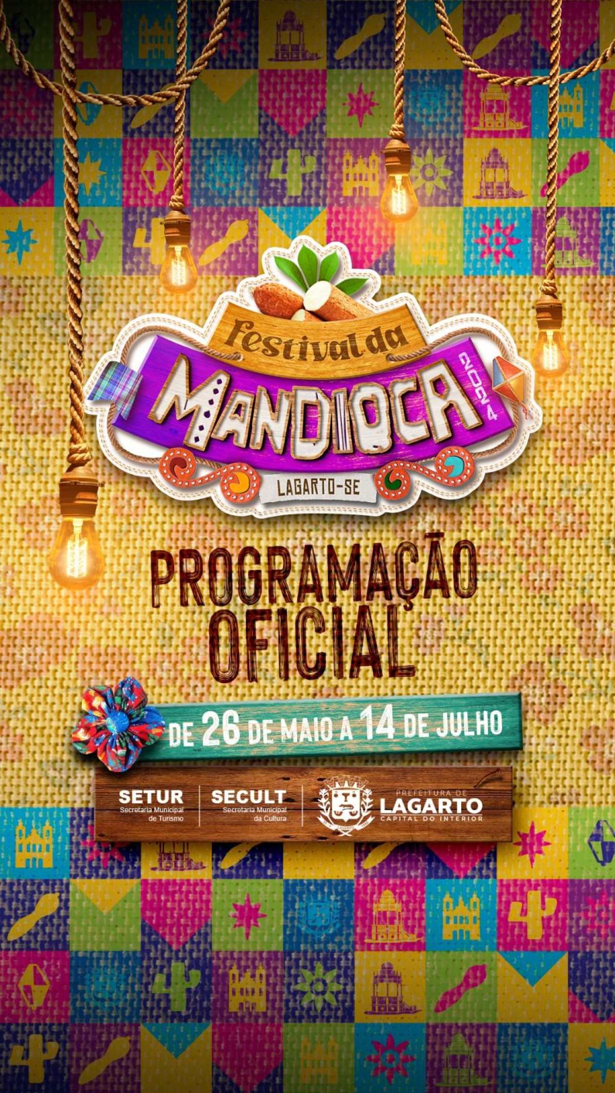 Festival da Mandioca 2024 em Lagarto terá: Wesley Safadão, Nadson o Ferinha, Felipe Amorim e muito mais - Foto: Divulgação