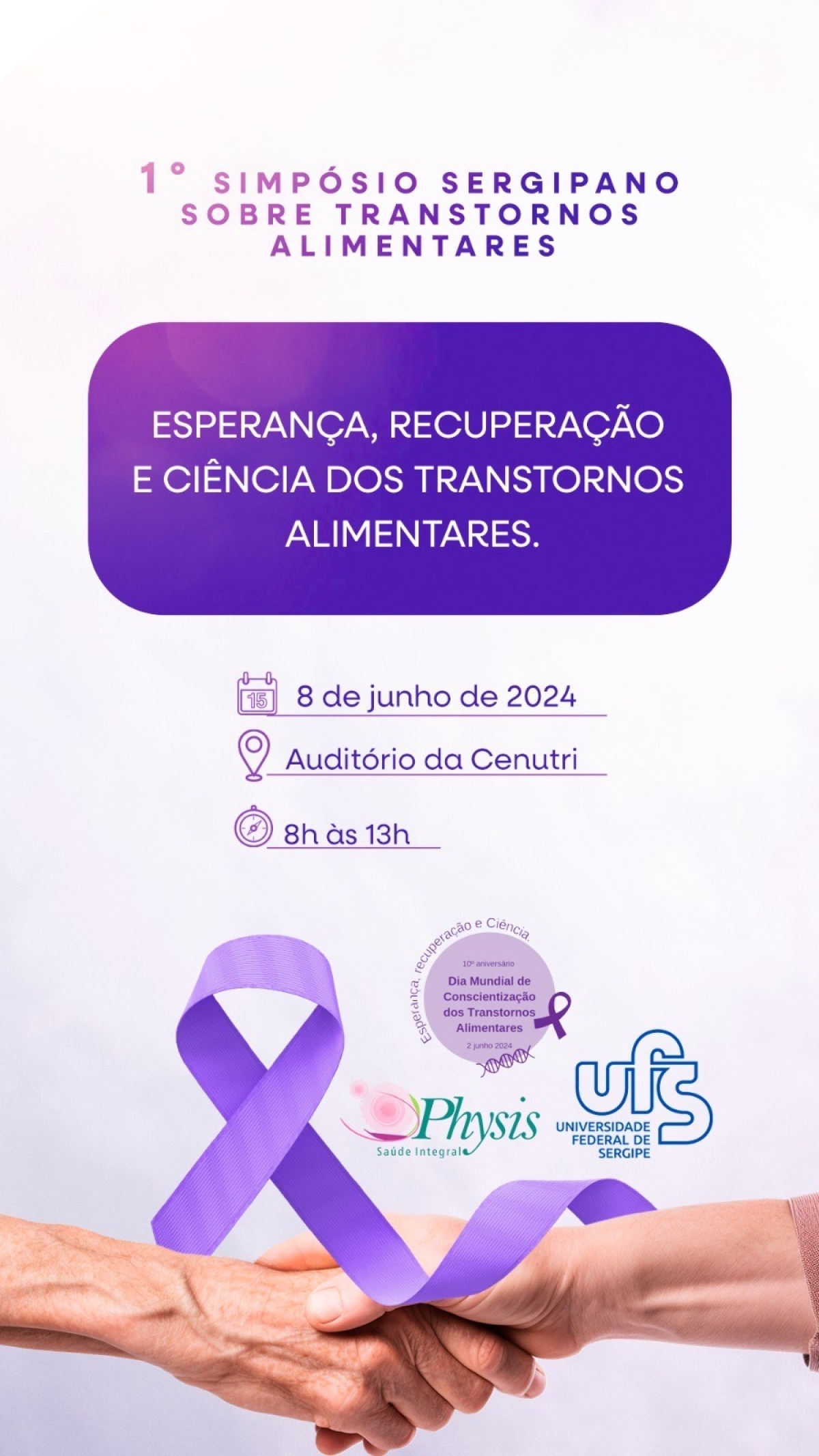 Primeiro Simpósio Sergipano sobre Transtornos Alimentares acontece no próximo sábado - Foto: Divulgação
