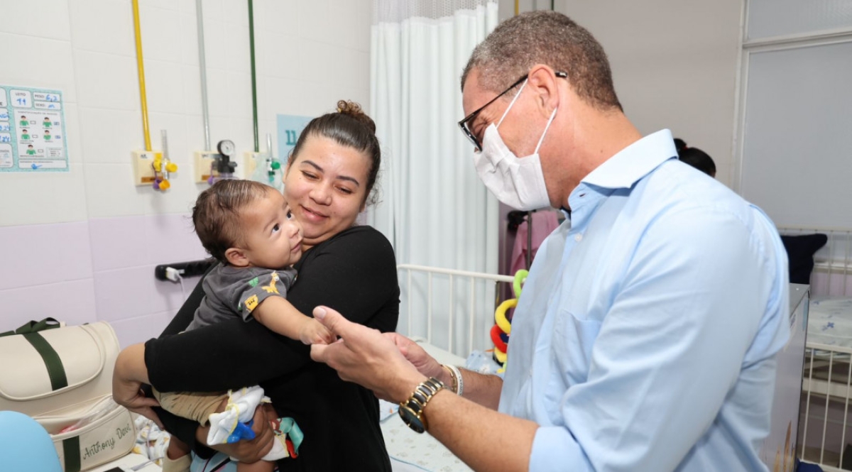 Com as ampliações, a Rede Estadual Pediátrica atualmente conta com 327 leitos - Foto: César de Oliveira/Governo de Sergipe
