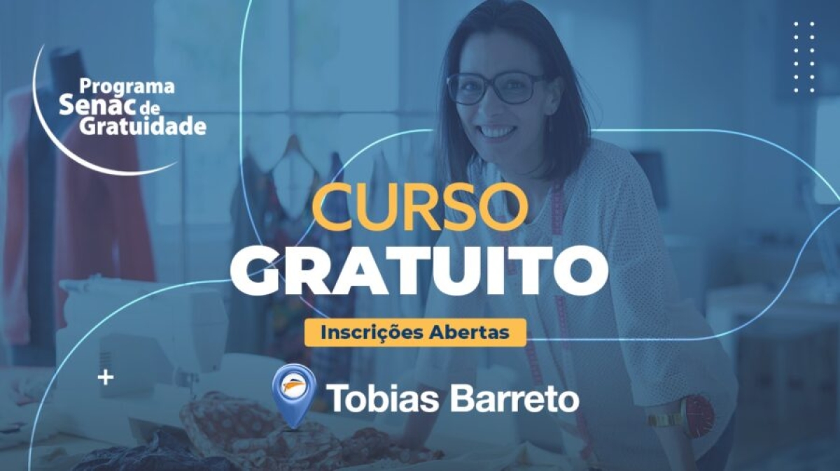 Senac de Tobias Barreto abre vagas gratuitas para curso de "Costura: técnicas de acabamento" - Foto: Senac/SE
