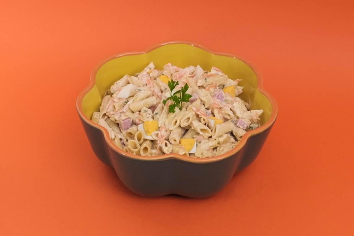 Salada de macarrão com maionese - Foto: Divulgação/Todeschini

