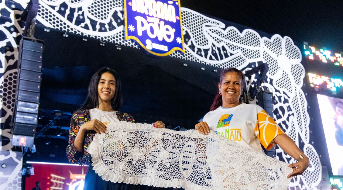 Renda irlandesa recebe reconhecimento merecido no Arraiá do Povo 2024 - Foto: Governo de Sergipe
