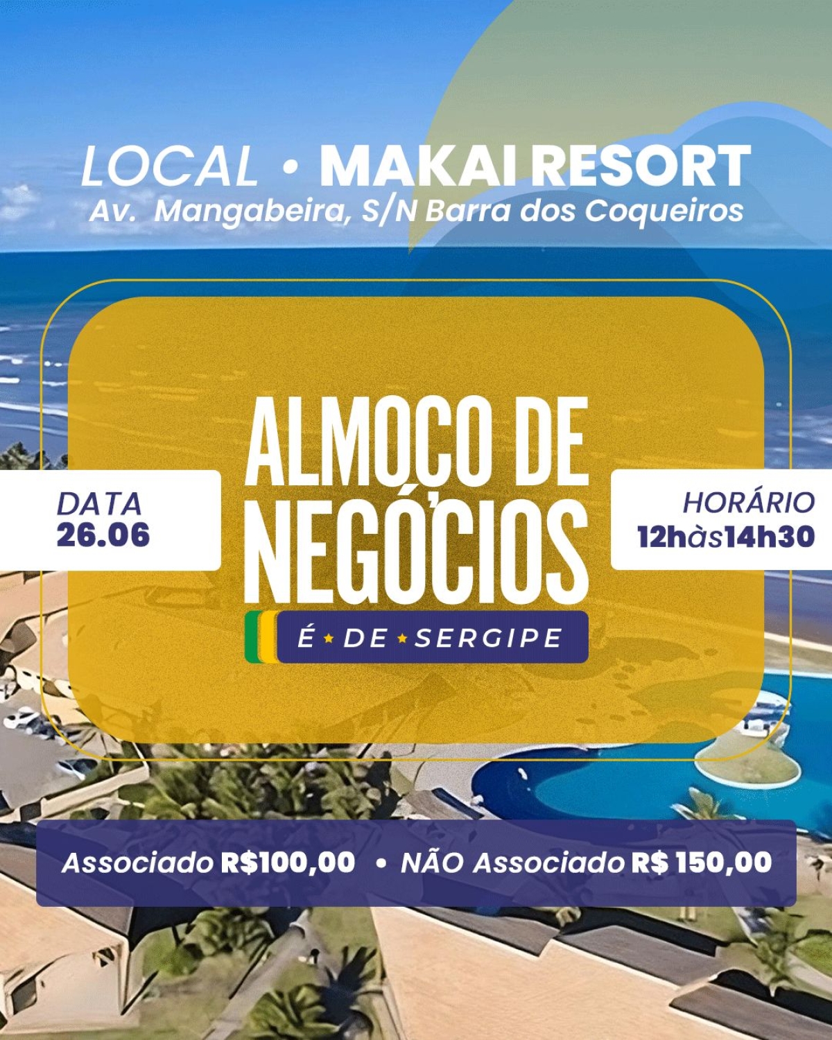 Almoço de Negócios "? de Sergipe" terá como tema "Estratégias de vendas online" - Foto: Divulgação
