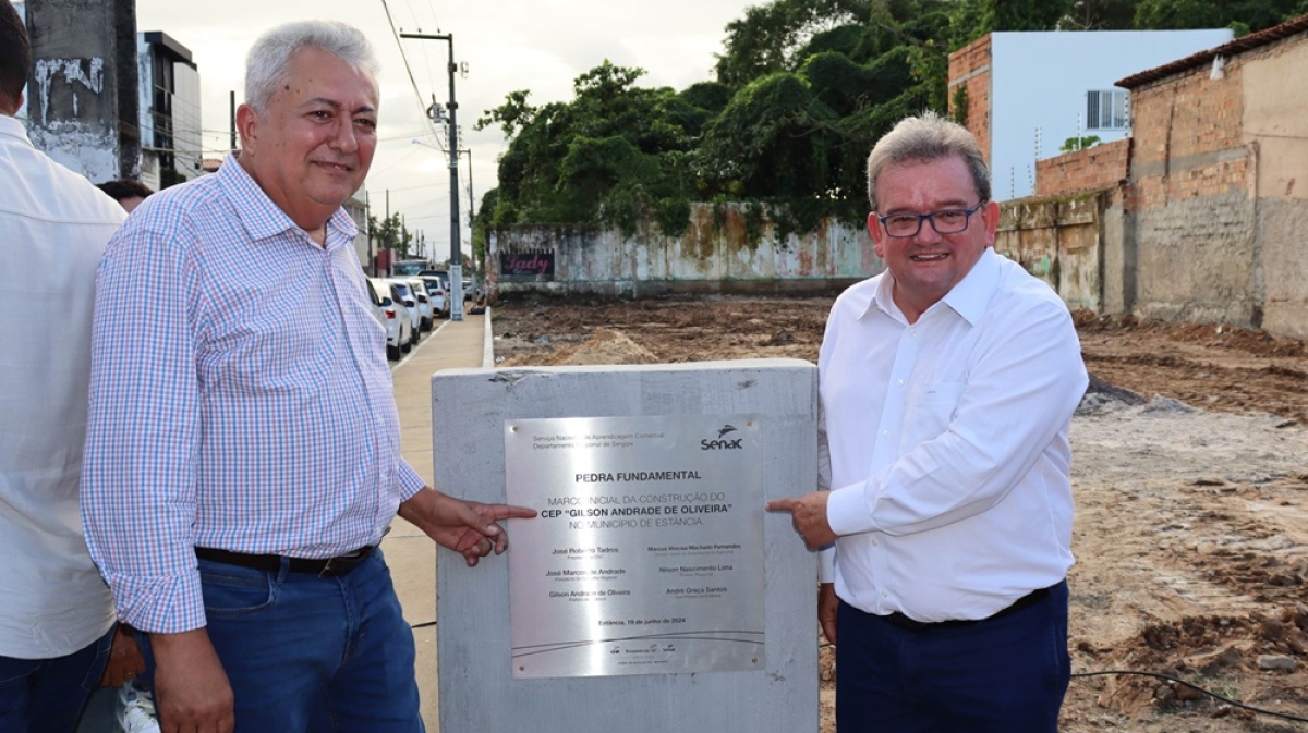 Gilson Andrade e Marcos Andrade - Foto: Senac SE