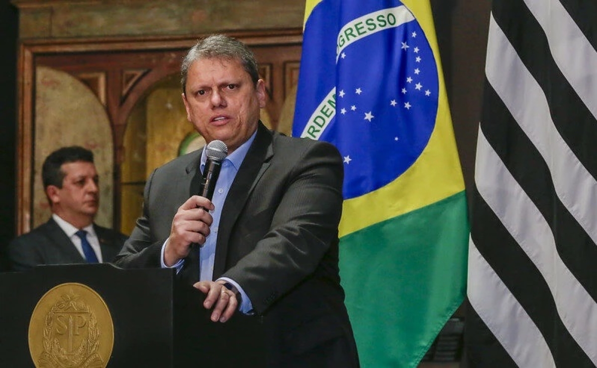 Tarcísio de Freitas, governador de São Paulo Foto: Fernando Nascimento/Governo do Estado de São Paulo