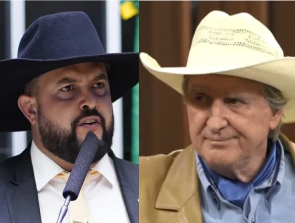 Zé Trovão e Sérgio Reis - Fotos: Pablo Valadares/Câmara dos Deputados // Reprodução/TV Globo
