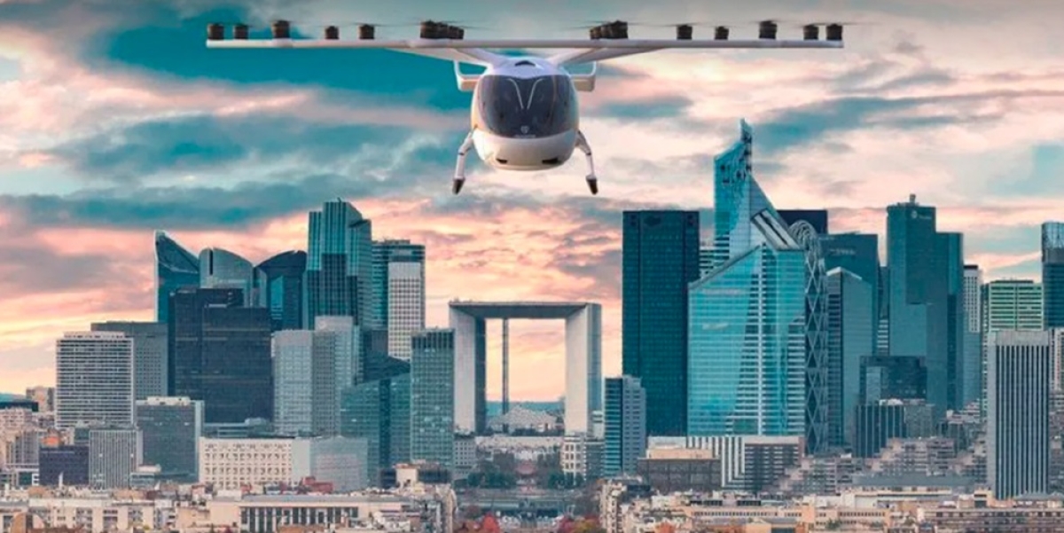 França autoriza teste com táxi voador durante Olimpíadas de Paris - Foto: Divulgação/Volocopter

