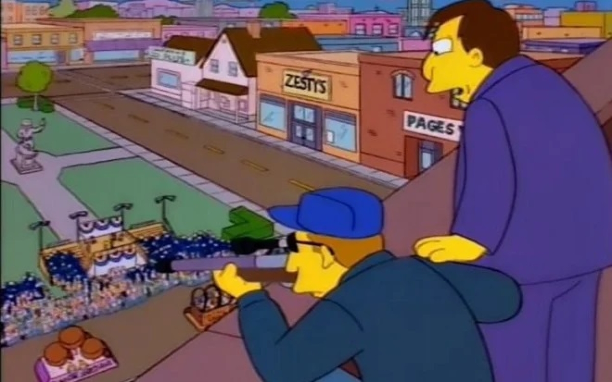 Previsão? TV tira episódio de Os Simpsons do ar após atentado contra Donald Trump - Foto: Reprodução/FOX
