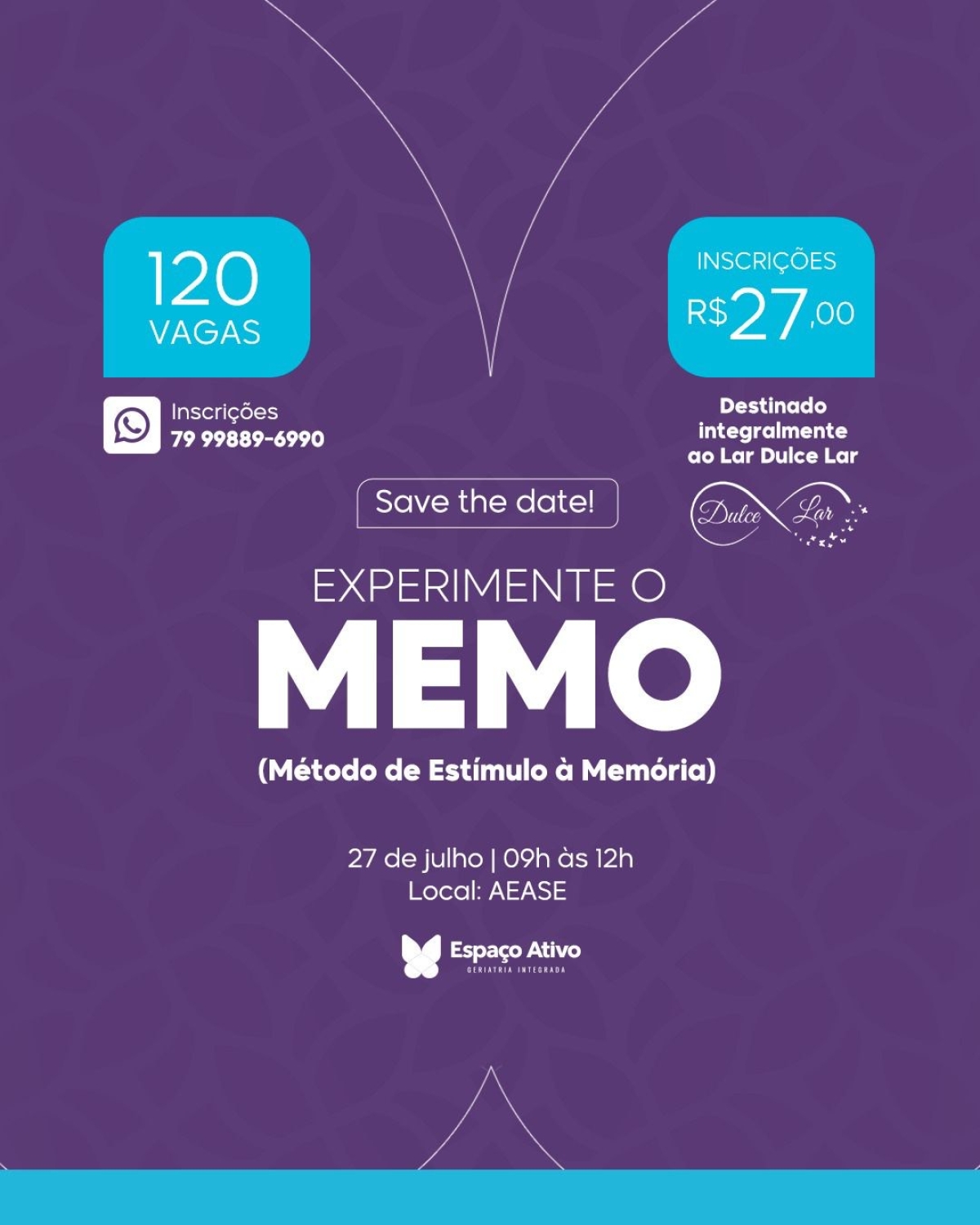 Método de estímulo à memória é tema de evento beneficente em Aracaju - Foto: Divulgação/Assessoria de Imprensa do Espaço Ativo
