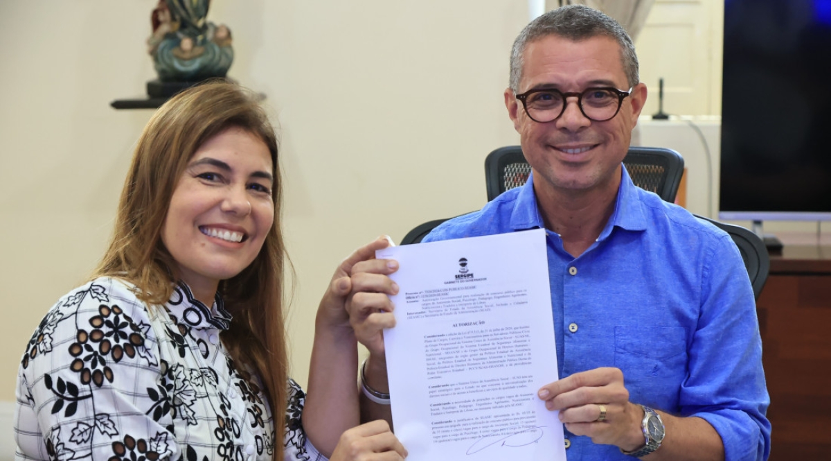 Governo do Estado autoriza realização de concurso para Sistema ?nico de Assistência Social Sergipe - Foto: André Moreira/Governo de Sergipe
