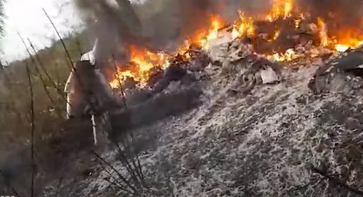 Avião cai em Zona Rural de Mato Grosso - Foto: Reprodução/SBT
