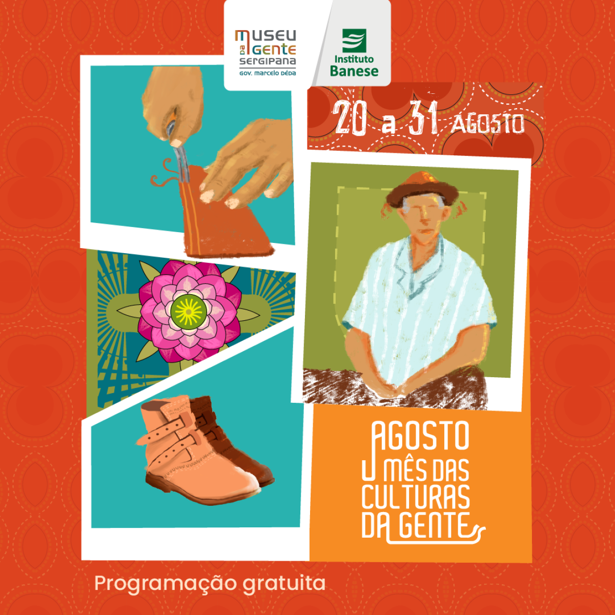 Instituto Banese e Museu da Gente Sergipana realizam programação para celebrar o Mês das Culturas Populares - Foto: Banese/Divulgação
