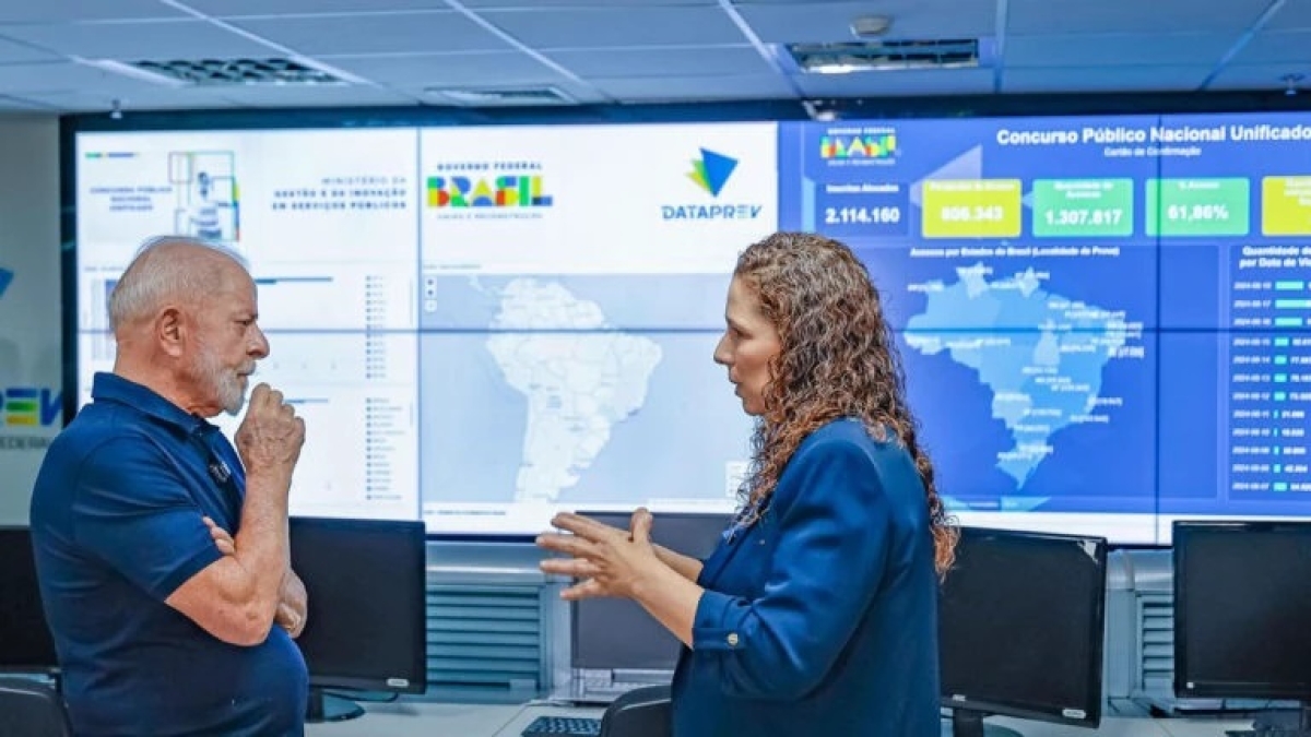 Presidente Lula e a ministra da Gestão e Inovação em Serviços Públicos, Esther Dweck - Foto: Ricardo Stuckert | PR