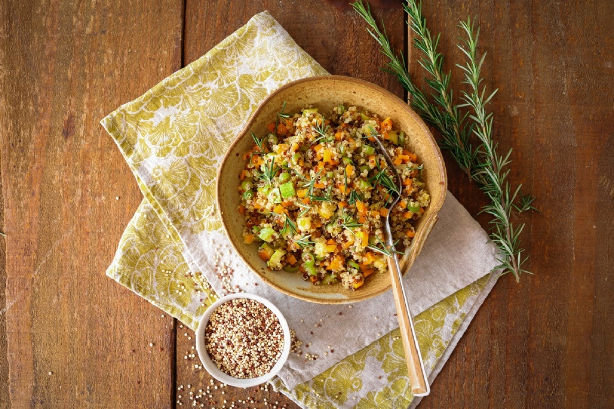 Couscous de Quinoa com legumes - Foto: Divulgação | marca Jasmine
