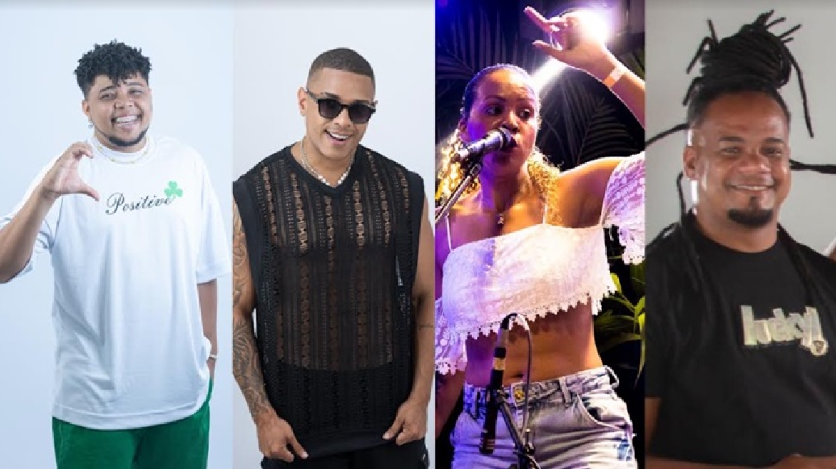 Nona, Samba de Salto, Bruninho e Quioco Cabriolar são atrações do Sambalá 2024 - Foto: Assessoria de Imprensa
