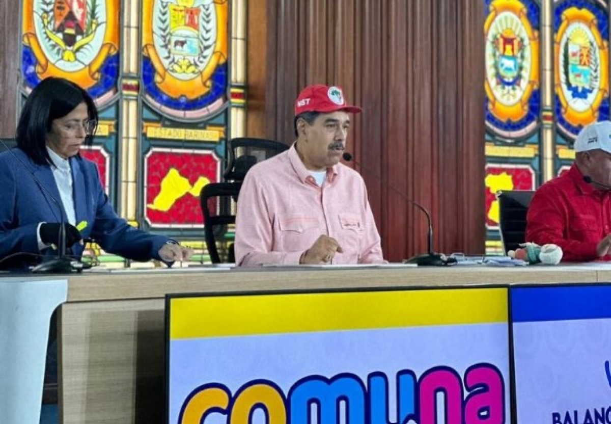 Nicolás Maduro em evento com o MST - Foto: Divulgação / MST