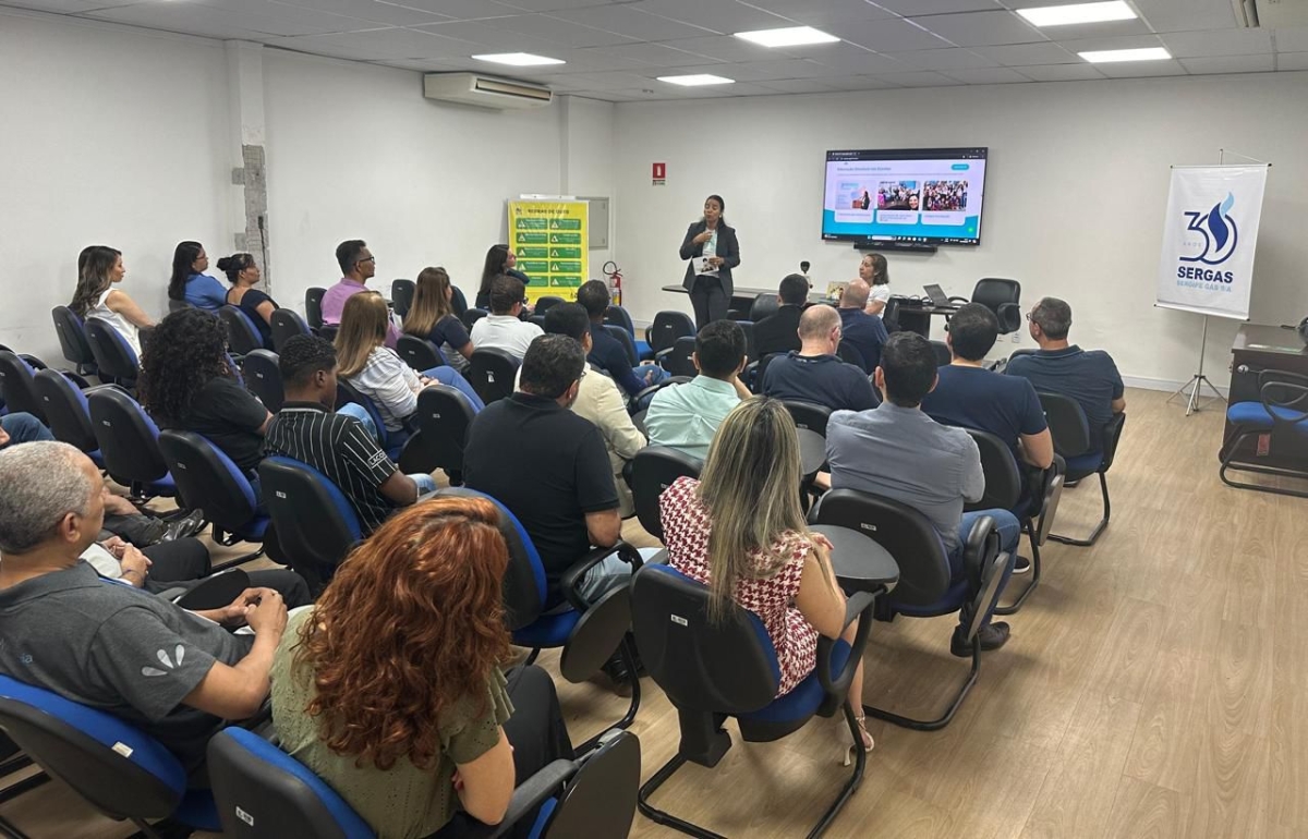 Sergas promove palestra para conscientizar colaboradores sobre doação de órgãos - Foto: Ascom Sergas
