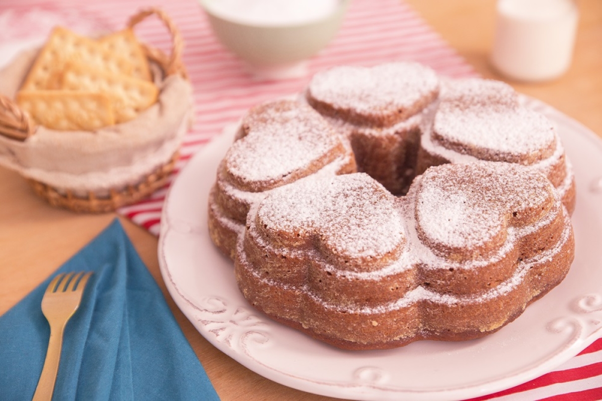 Bolo de Banana com Biscoito Cream Cracker Foto: Divulgação | Marca Vitarella
