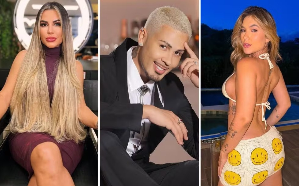 Influenciadores digitais Deolane Bezerra, Carlinhos Maia e Virginia Fonseca �?? Foto: Reprodução/Redes Sociais