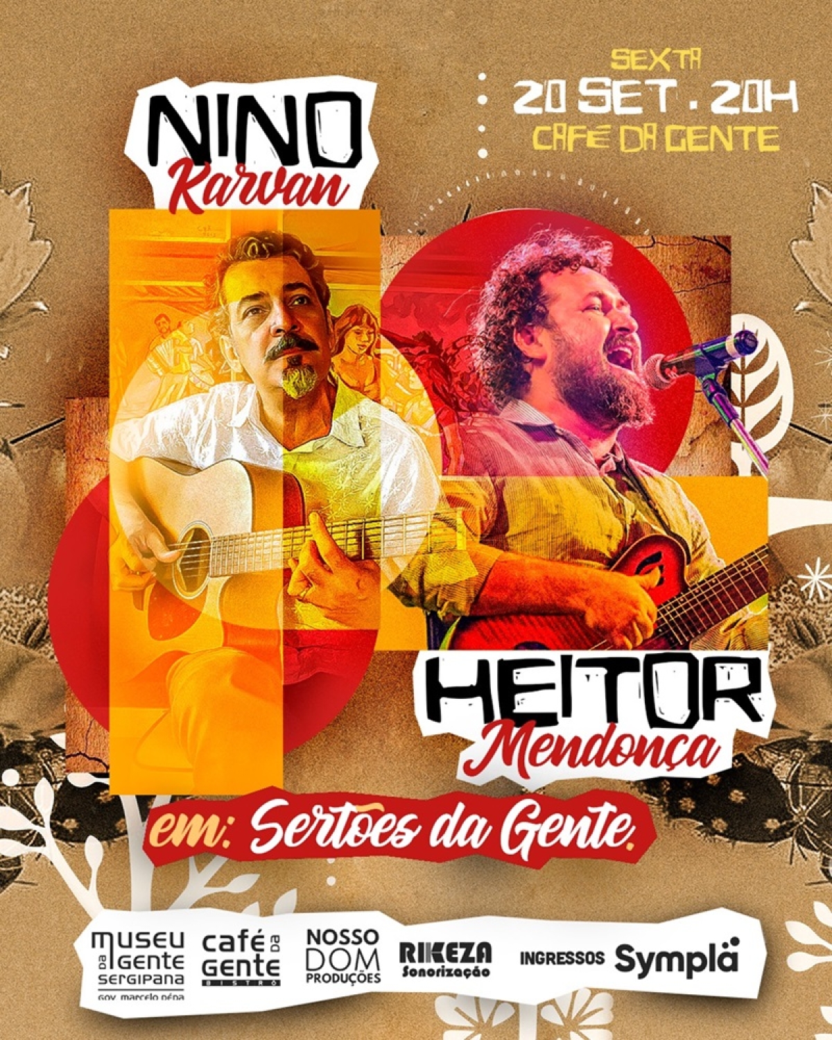 Nino Karvan e Heitor Mendonça - Foto: Divulgação/Assessoria

